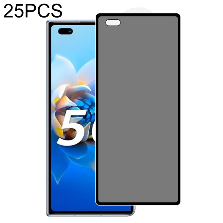 25 PCS Full Cover Anti-peeping Tempered Glass Film