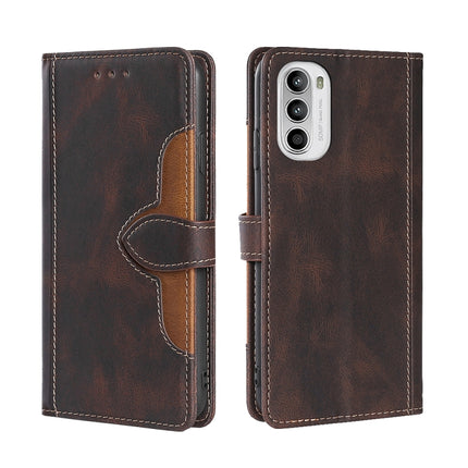 Skin Feel Magnetic Buckle Leather Phone Case, For Motorola Moto G52 4G / G82 5G, For vivo S15 Pro 5G, For Motorola Moto G52j 5G, For vivo S15e 5G /  T1 Snapdragon 778G, For vivo Y15s Global, For Nokia C21
