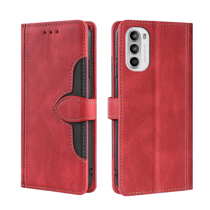Skin Feel Magnetic Buckle Leather Phone Case, For Motorola Moto G52 4G / G82 5G, For vivo S15 Pro 5G, For Motorola Moto G52j 5G, For vivo S15e 5G /  T1 Snapdragon 778G, For vivo Y15s Global, For Nokia C21