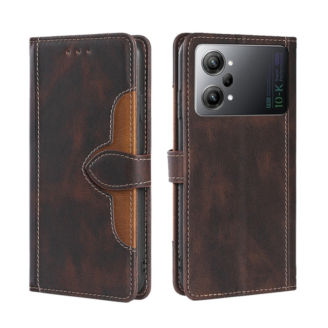 Skin Feel Magnetic Buckle Leather Phone Case, For OPPO K10 Pro 5G, For Honor X7 4G, For OPPO Reno8 5G, For Samsung Galaxy A22 5G Japan, For OPPO Reno8 Pro 5G, For Xiaomi Redmi Note 11T Pro / Pro Plus 5G