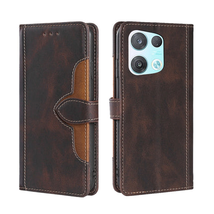 Skin Feel Magnetic Buckle Leather Phone Case, For OPPO K10 Pro 5G, For Honor X7 4G, For OPPO Reno8 5G, For Samsung Galaxy A22 5G Japan, For OPPO Reno8 Pro 5G, For Xiaomi Redmi Note 11T Pro / Pro Plus 5G