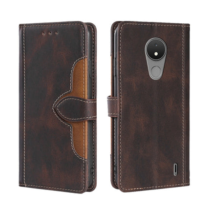 Skin Feel Magnetic Buckle Leather Phone Case, For Motorola Moto G52 4G / G82 5G, For vivo S15 Pro 5G, For Motorola Moto G52j 5G, For vivo S15e 5G /  T1 Snapdragon 778G, For vivo Y15s Global, For Nokia C21