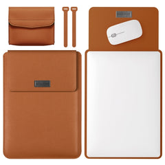 4 in 1 Lightweight and Portable Leather Computer Bag, 11/12 inches, 13/14 inches, 15.4/15.6/16.1 inches