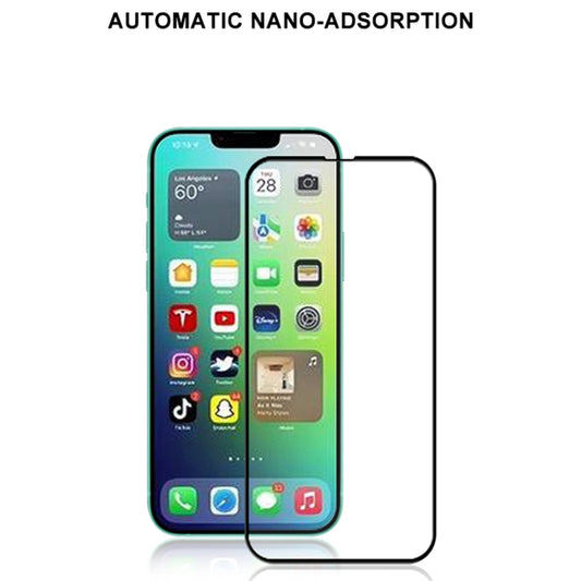 mocolo 9H Full Glue Silk Print Tempered Glass Film, For iPhone 14, For iPhone 14 Plus, For iPhone 14 Pro, For iPhone 14 Pro Max