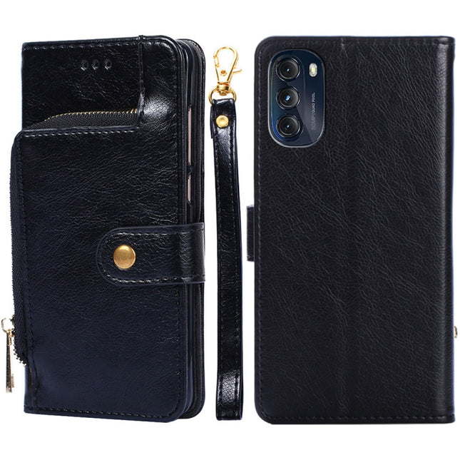 Zipper Bag PU + TPU Horizontal Flip Leather Case, For Motorola Moto G 5G 2022, For Motorola G Pure, For OnePlus Nord 2T, For Motorola Moto E20, For OnePlus Nord CE 2 Lite 5G, For Motorola Moto E40