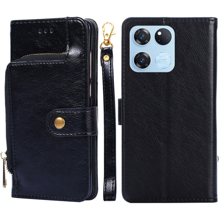 Zipper Bag PU + TPU Horizontal Flip Leather Case, For OnePlus Ace Racing