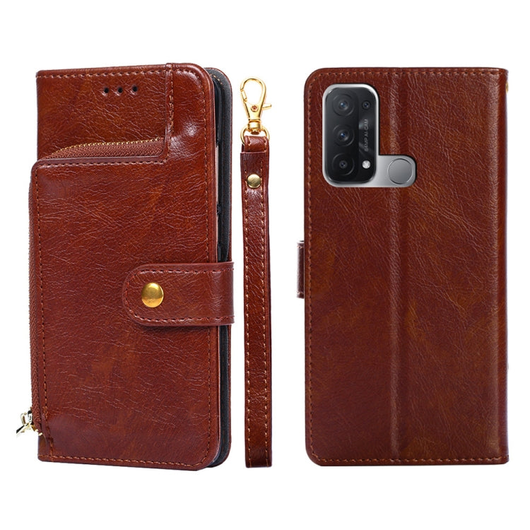 Zipper Bag PU + TPU Horizontal Flip Leather Phone Case, For OPPO Reno5 A, For OPPO Reno6 4G, For OPPO Reno8 5G, For OPPO Reno8 Pro 5G, For OPPO Reno8 Pro+ 5G, For OPPO Realme GT Master/Q3 Pro Carnival