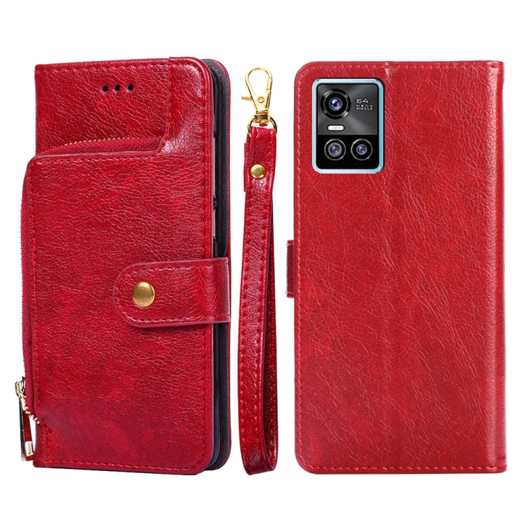 Zipper Bag PU + TPU Horizontal Flip Leather Phone Case, For vivo S10/S10 Pro, For vivo S15 5G, For vivo S15 Pro 5G, For vivo S15e 5G/T1 Snapdragon 778G, For vivo X60 Pro Global Version/X60 Curved Screen, For vivo X70