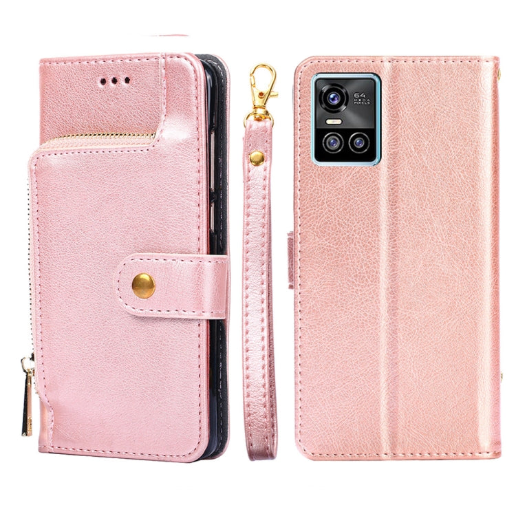 Zipper Bag PU + TPU Horizontal Flip Leather Phone Case, For vivo S10/S10 Pro, For vivo S15 5G, For vivo S15 Pro 5G, For vivo S15e 5G/T1 Snapdragon 778G, For vivo X60 Pro Global Version/X60 Curved Screen, For vivo X70