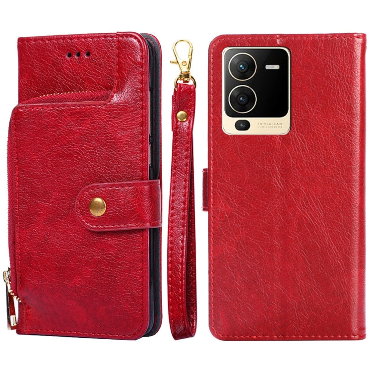 Zipper Bag PU + TPU Horizontal Flip Leather Phone Case, For vivo S10/S10 Pro, For vivo S15 5G, For vivo S15 Pro 5G, For vivo S15e 5G/T1 Snapdragon 778G, For vivo X60 Pro Global Version/X60 Curved Screen, For vivo X70