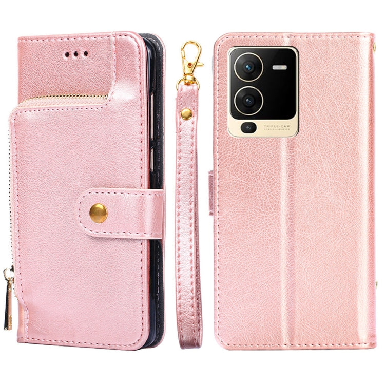 Zipper Bag PU + TPU Horizontal Flip Leather Phone Case, For vivo S10/S10 Pro, For vivo S15 5G, For vivo S15 Pro 5G, For vivo S15e 5G/T1 Snapdragon 778G, For vivo X60 Pro Global Version/X60 Curved Screen, For vivo X70