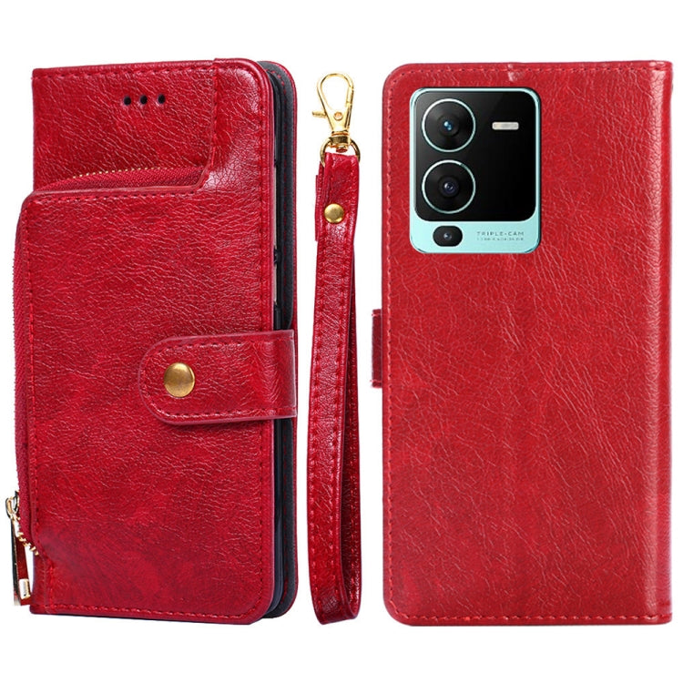 Zipper Bag PU + TPU Horizontal Flip Leather Phone Case, For vivo S10/S10 Pro, For vivo S15 5G, For vivo S15 Pro 5G, For vivo S15e 5G/T1 Snapdragon 778G, For vivo X60 Pro Global Version/X60 Curved Screen, For vivo X70