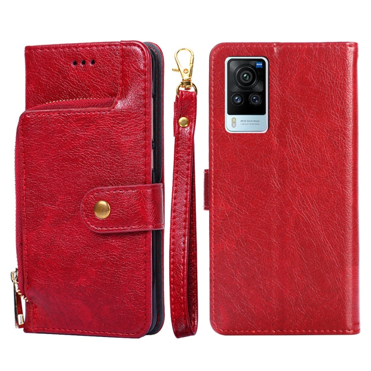 Zipper Bag PU + TPU Horizontal Flip Leather Phone Case, For vivo S10/S10 Pro, For vivo S15 5G, For vivo S15 Pro 5G, For vivo S15e 5G/T1 Snapdragon 778G, For vivo X60 Pro Global Version/X60 Curved Screen, For vivo X70