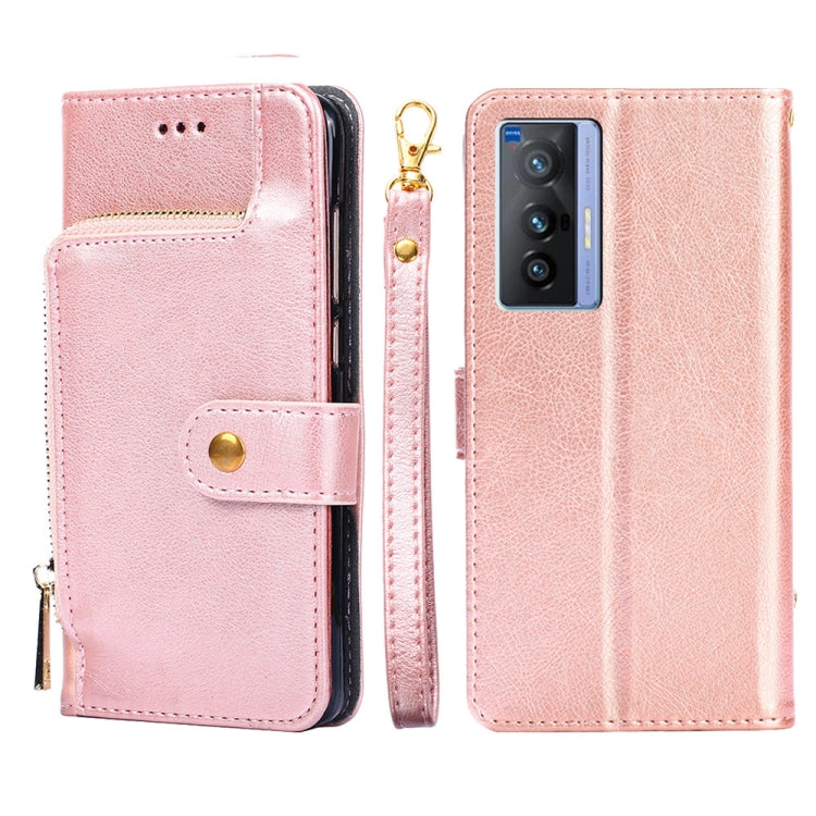 Zipper Bag PU + TPU Horizontal Flip Leather Phone Case, For vivo S10/S10 Pro, For vivo S15 5G, For vivo S15 Pro 5G, For vivo S15e 5G/T1 Snapdragon 778G, For vivo X60 Pro Global Version/X60 Curved Screen, For vivo X70