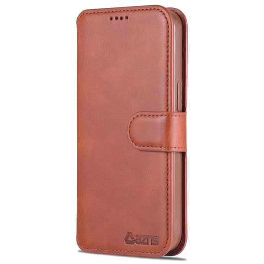 AZNS Calf Texture Flip Leather Phone Case, For iPhone 14, For iPhone 14 Plus, For iPhone 14 Pro, For iPhone 14 Pro Max