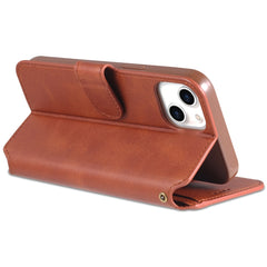 AZNS Calf Texture Flip Leather Phone Case, For iPhone 14, For iPhone 14 Plus, For iPhone 14 Pro, For iPhone 14 Pro Max