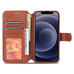 AZNS Calf Texture Flip Leather Phone Case, For iPhone 14, For iPhone 14 Plus, For iPhone 14 Pro, For iPhone 14 Pro Max