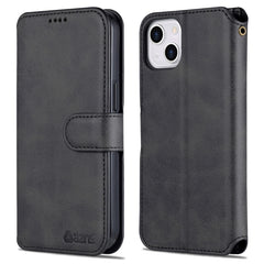 AZNS Calf Texture Flip Leather Phone Case, For iPhone 14, For iPhone 14 Plus, For iPhone 14 Pro, For iPhone 14 Pro Max