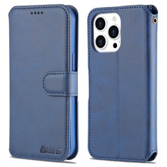 AZNS Calf Texture Flip Leather Phone Case, For iPhone 14, For iPhone 14 Plus, For iPhone 14 Pro, For iPhone 14 Pro Max