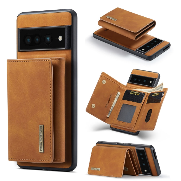 DG.MING M1 Series 3-Fold Multi Card Wallet + Magnetic Phone Case, For OnePlus Ace/10R, For OnePlus 10 Pro, For OnePlus Nord N20 5G, For Google Pixel 7 Pro 5G