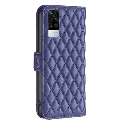 Diamond Lattice Wallet Leather Flip Phone Case, For vivo Y51 2020 / Y51a / Y51s