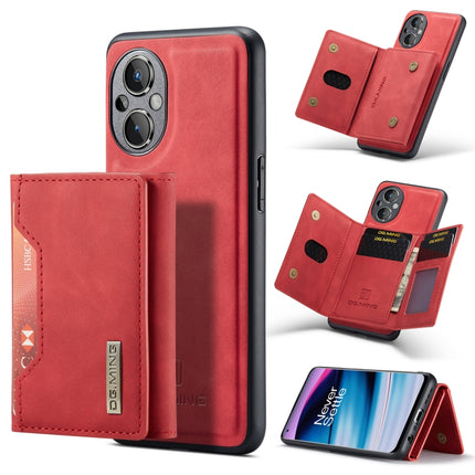 DG.MING M2 Series 3-Fold Multi Card Bag + Magnetic Phone Case, For OnePlus Nord N20 5G