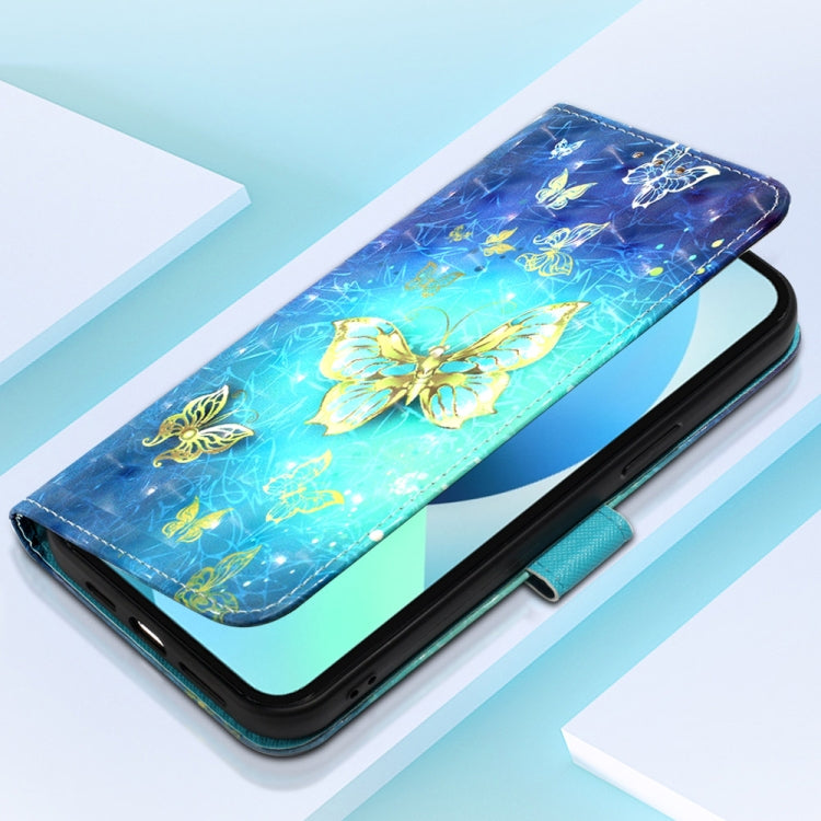 3D Painting Horizontal Flip Leather Phone Case