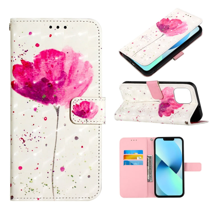 3D Painting Horizontal Flip Leather Phone Case