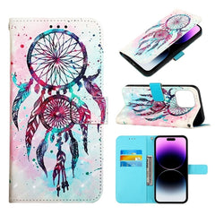 3D Painting Horizontal Flip Leather Phone Case, For iPhone 14, For iPhone 14 Plus, For iPhone 14 Pro, For iPhone 14 Pro Max