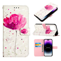 3D Painting Horizontal Flip Leather Phone Case, For iPhone 14, For iPhone 14 Plus, For iPhone 14 Pro, For iPhone 14 Pro Max