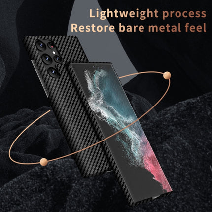 Carbon Fiber Texture MagSafe Magnetic Phone Case, For Samsung Galaxy S22 5G, For Samsung Galaxy S22 Plus 5G, For Samsung Galaxy S22 Ultra 5G