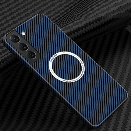 Carbon Fiber Texture MagSafe Magnetic Phone Case, For Samsung Galaxy S21 5G, For Samsung Galaxy S21 Plus 5G, For Samsung Galaxy S21 Ultra 5G