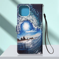 Painted Flat Texture Leather Case with Lanyard & Card Slot & Wallet & Holder, For iPhone 14, For iPhone 14 Plus, For iPhone 14 Pro, For iPhone 14 Pro Max