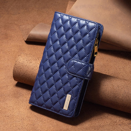 Diamond Lattice Zipper Wallet Leather Flip Phone Case, For vivo Y11 / Y15 / Y12 / Y17, For vivo Y15s, For vivo Y20, For vivo Y21 / Y17 / Y21s