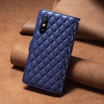 Diamond Lattice Zipper Wallet Leather Flip Phone Case, For Xiaomi Redmi 9A, For Xiaomi Redmi 9C / 10A / Poco C31, For Xiaomi Redmi 9, For Xiaomi Redmi 10 5G / Note 11E