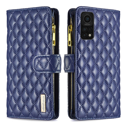 Diamond Lattice Zipper Wallet Leather Flip Phone Case, For Xiaomi Mi 10T 5G/10T Pro 5G/Redmi K30S, For Xiaomi Mi 10T Lite 5G, For Xiaomi Mi 11i/Poco F3/Redmi K40/K40 Pro, For Xiaomi Mi 11 Lite