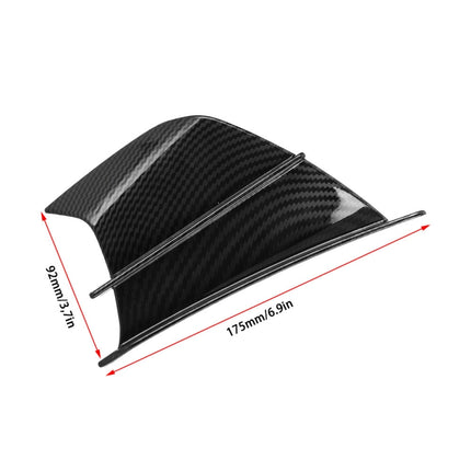 Motorcycle Winglet Aerodynamic Wing Kit Spoiler, Glossy Carbon, Matte Carbon, Forged Texture