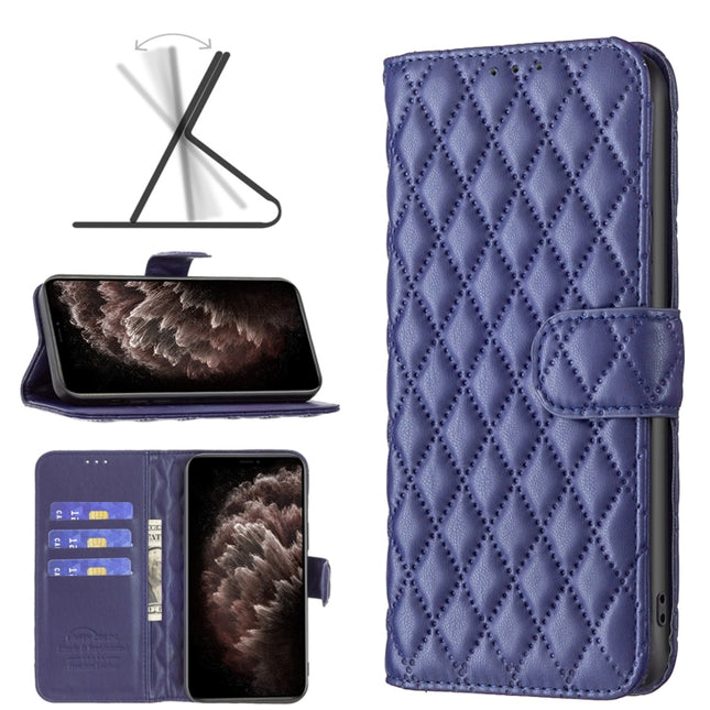 Diamond Lattice Wallet Leather Flip Phone Case, For iPhone 11 Pro Max, For iPhone SE 2022 / SE 2020 / 7 / 8, For iPhone 7 Plus / 8 Plus, For iPhone 8 Plus