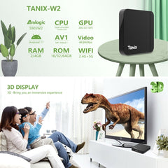 Tanix W2 Amlogic S905 Quad Core Smart TV Set Top Box, 2G+16G, 2G+16G With Dual Wifi/BT, 4G+32G With Dual Wifi/BT, 4G+64G With Dual Wifi/BT