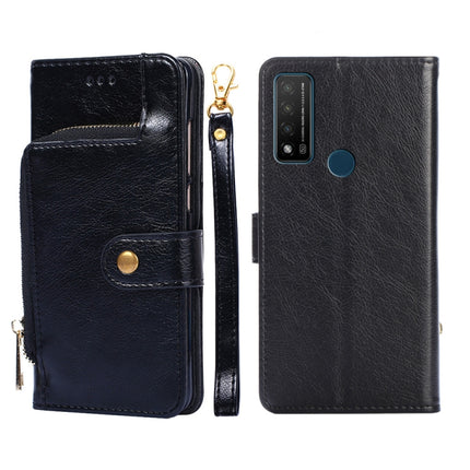 Zipper Bag Leather Phone Case, For TCL 20 R 5G/TCL Bremen/TCL 20 AX 5G, For TCL 30T/T603DL, For TCL 30Z T602DL, For TCL 303, For Fujitsu ARROWS WE/F-51B, For Fujitsu Arrows Be4 Plus/F-41B