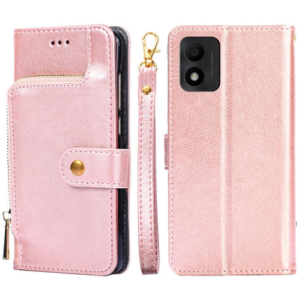 Zipper Bag Leather Phone Case, For TCL 20 R 5G/TCL Bremen/TCL 20 AX 5G, For TCL 30T/T603DL, For TCL 30Z T602DL, For TCL 303, For Fujitsu ARROWS WE/F-51B, For Fujitsu Arrows Be4 Plus/F-41B
