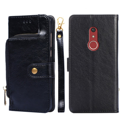 Zipper Bag Leather Phone Case, For TCL 20 R 5G/TCL Bremen/TCL 20 AX 5G, For TCL 30T/T603DL, For TCL 30Z T602DL, For TCL 303, For Fujitsu ARROWS WE/F-51B, For Fujitsu Arrows Be4 Plus/F-41B