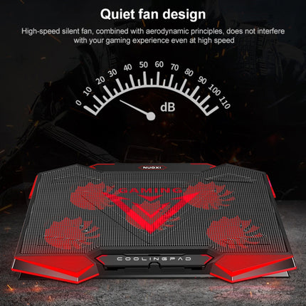 5 Fan 2 USB Lifting Folding Laptop Cooling Stand