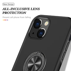 Magnetic Ring Kickstand Shockproof Phone Case, For iPhone 14, For iPhone 14 Plus, For iPhone 14 Pro, For iPhone 14 Pro Max