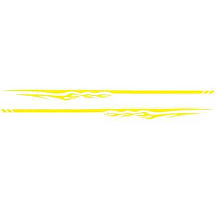 2 PCS/Set D-280 Flame Streak Pattern Car Modified Decorative Sticker, D-280