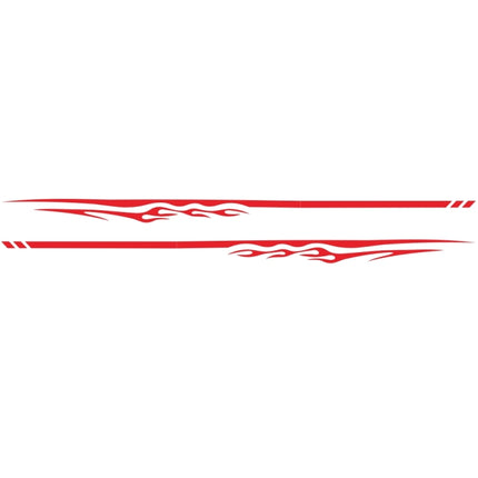 2 PCS/Set D-280 Flame Streak Pattern Car Modified Decorative Sticker, D-280