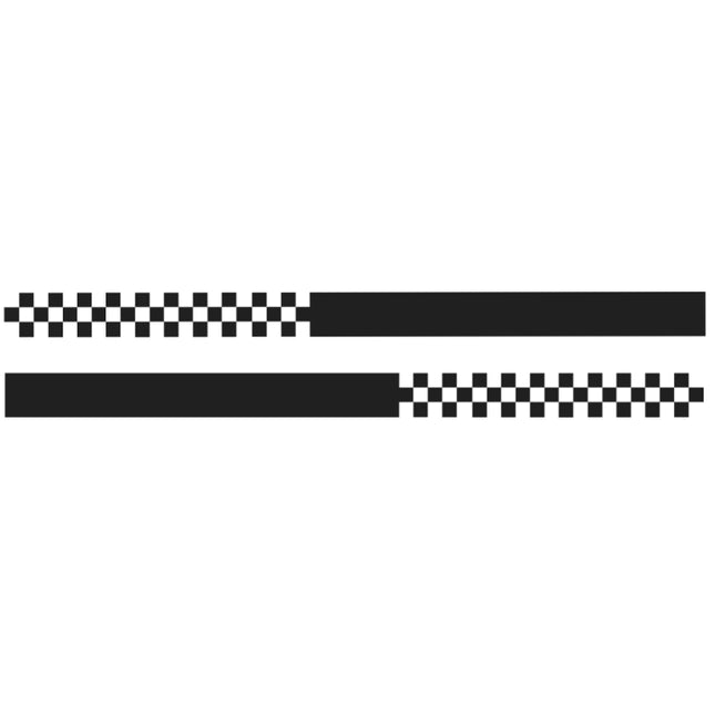 2 PCS/Set D-282 Waistline Pattern Car Modified Decorative Sticker, D-282