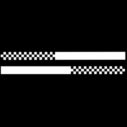 2 PCS/Set D-282 Waistline Pattern Car Modified Decorative Sticker, D-282