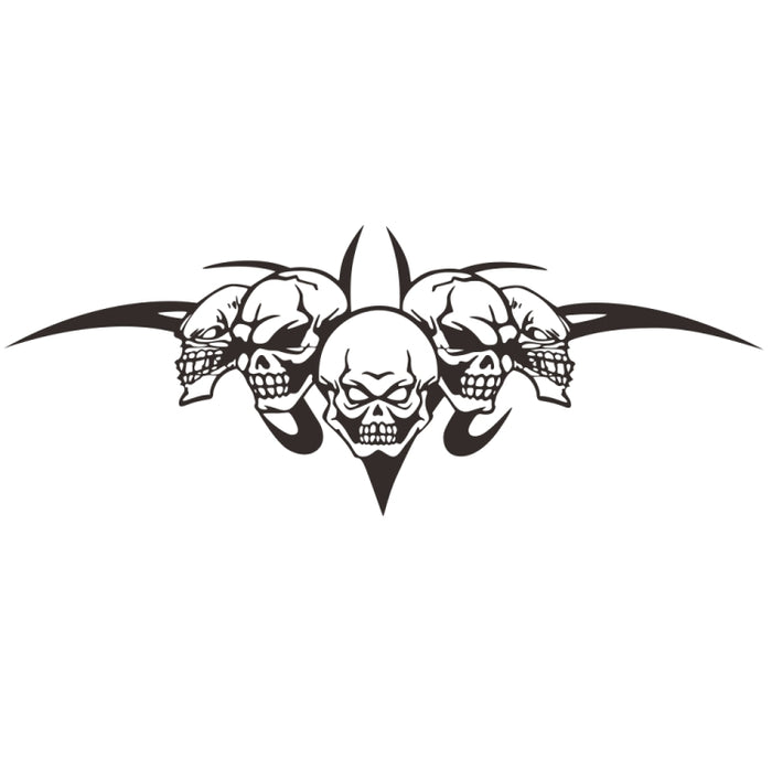 D-299 Skull Pattern Car Modified Hood Decorative Sticker, D-299