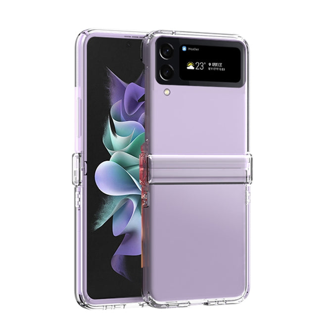 Macaron Three-piece Set Phone Case, For Samsung Galaxy Z Flip4